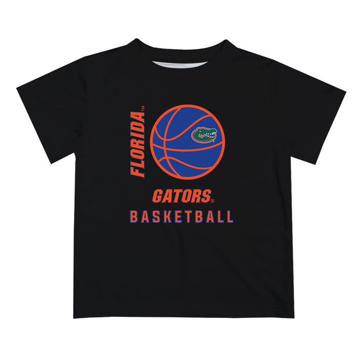 Florida Gators Vive La Fete Basketball V1 Black Short Sleeve Tee Shirt