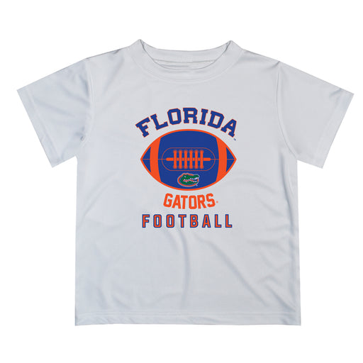 Florida Gators Vive La Fete Football V2 White Short Sleeve Tee Shirt