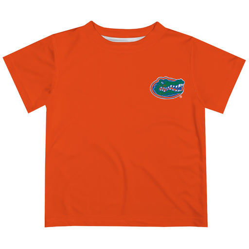 Florida Gators Hand Sketched Vive La Fete Impressions Artwork Boys Orange Short Sleeve Tee Shirt