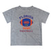 Florida Gators Vive La Fete Football V2 Gray Short Sleeve Tee Shirt