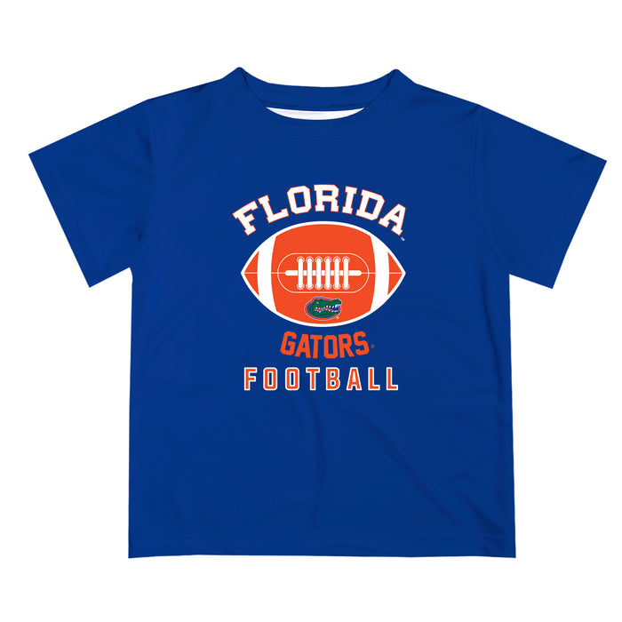 Florida Gators Vive La Fete Football V2 Blue Short Sleeve Tee Shirt