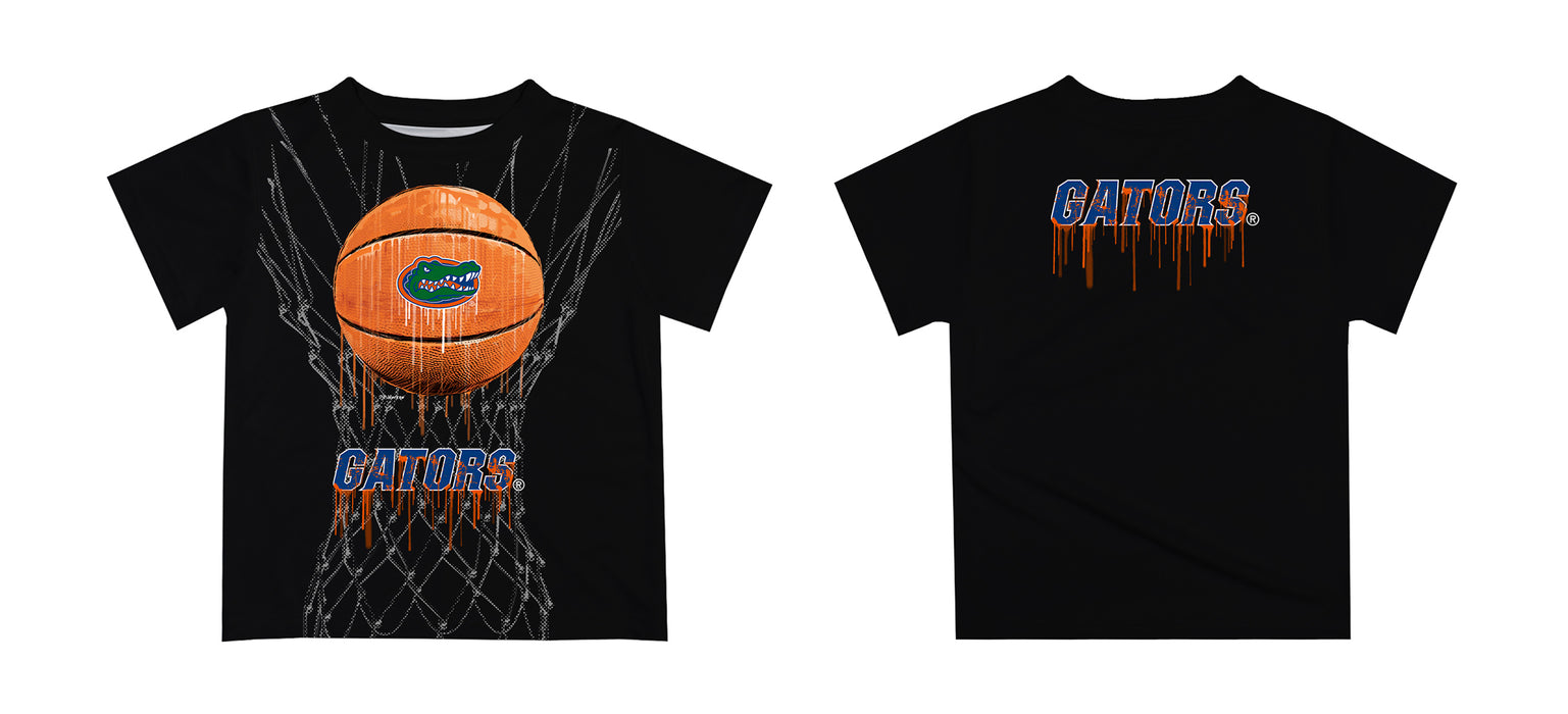 Florida Gators Original Dripping Basketball Orange T-Shirt by Vive La Fete - Vive La Fête - Online Apparel Store