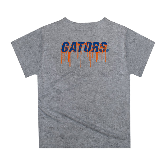 Florida Gators Original Dripping Basketball Orange T-Shirt by Vive La Fete - Vive La Fête - Online Apparel Store