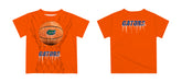 Florida Gators Original Dripping Basketball Orange T-Shirt by Vive La Fete - Vive La Fête - Online Apparel Store