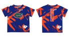 Florida Gators Vive La Fete Boys Game Day Blue Short Sleeve Tee Paint Brush - Vive La Fête - Online Apparel Store