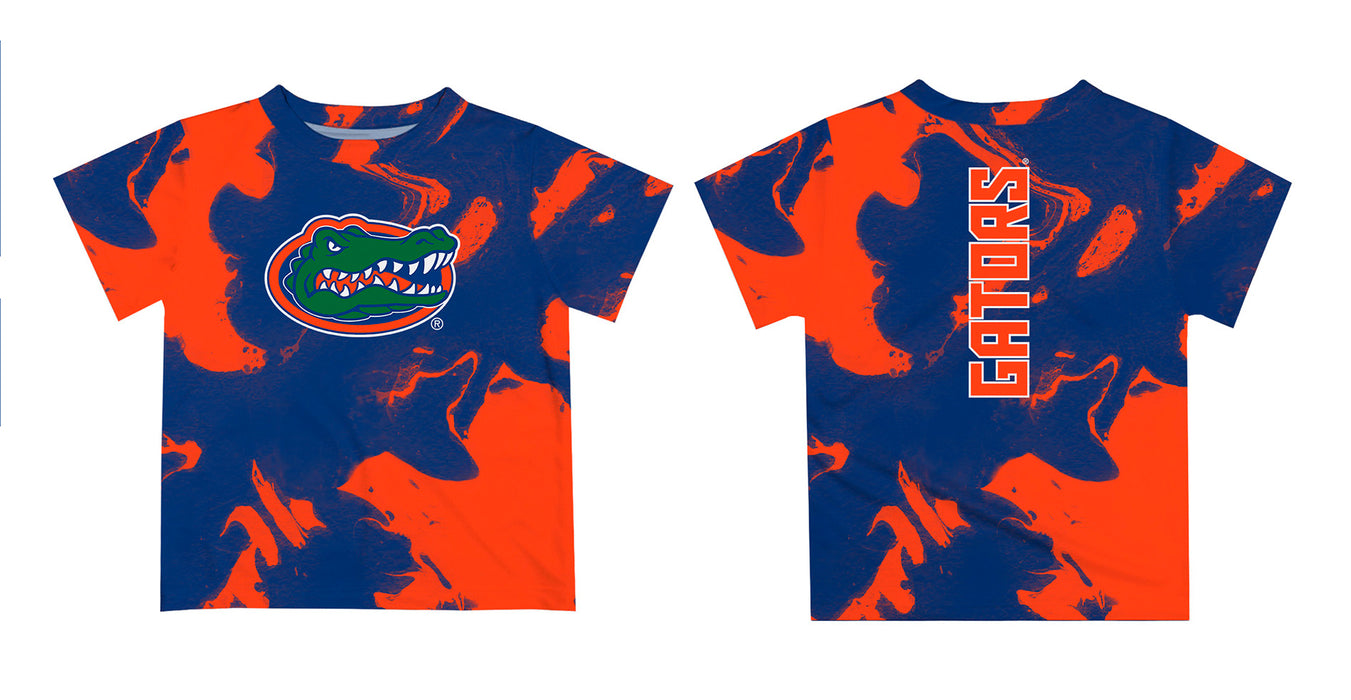 Florida Gators Vive La Fete Marble Boys Game Day Blue Short Sleeve Tee - Vive La Fête - Online Apparel Store