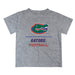 Florida Gators Vive La Fete Football V1 Gray Short Sleeve Tee Shirt