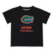 Florida Gators Vive La Fete Football V1 Black Short Sleeve Tee Shirt