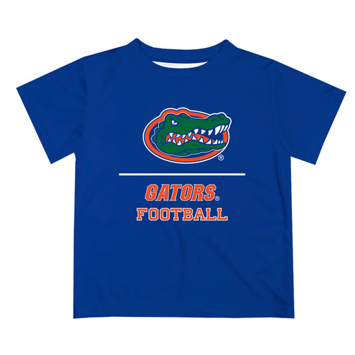 Florida Gators Vive La Fete Football V1 Blue Short Sleeve Tee Shirt