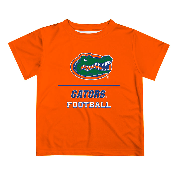 Florida Gators Vive La Fete Football V1 Orange Short Sleeve Tee Shirt