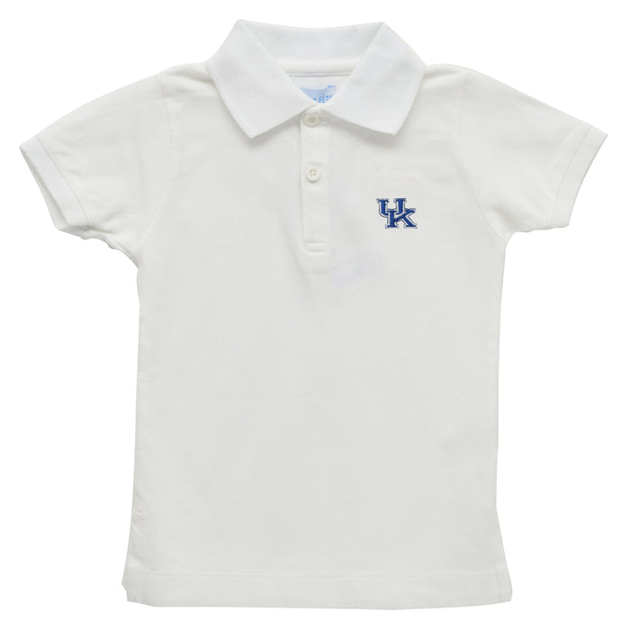 Kentucky Emb White Polo Box Shirt Short Sleeve - Vive La Fête - Online Apparel Store