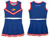 Kansas Jayhawks Vive La Fete Game Day Blue Sleeveless Chearleader Set - Vive La Fête - Online Apparel Store