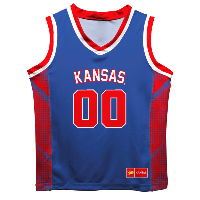 Kansas Jayhawks Vive La Fete Game Day Blue Boys Fashion Basketball Top