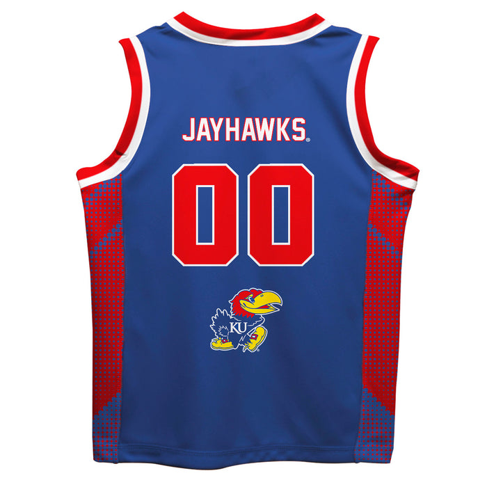 Kansas Jayhawks Vive La Fete Game Day Blue Boys Fashion Basketball Top - Vive La Fête - Online Apparel Store