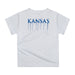 Kansas Jayhawks Original Dripping Football Helmet T-Shirt by Vive La Fete - Vive La Fête - Online Apparel Store