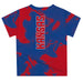 Kansas Jayhawks Vive La Fete Marble Boys Game Day Blue Short Sleeve Tee - Vive La Fête - Online Apparel Store