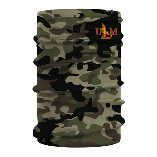 University of Louisiana Monroe Warhawks ULM Camo Collegiate Face Cover Soft Camouflage Four Way Stretch Neck Gaiter - Vive La Fête - Online Apparel Store