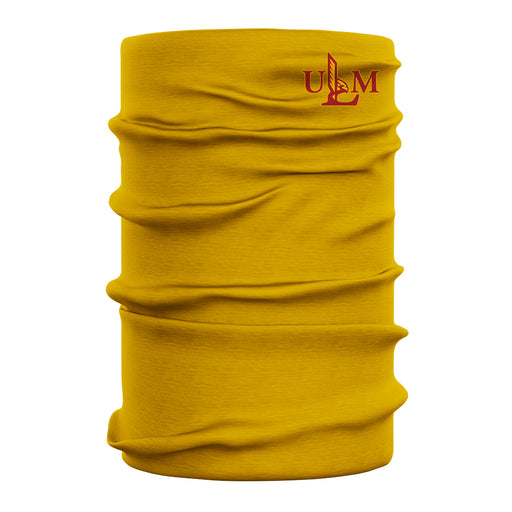 University of Louisiana Monroe Warhawks ULM Gold Game Day Collegiate Logo Face Cover Soft  Four Way Stretch Neck Gaiter - Vive La Fête - Online Apparel Store