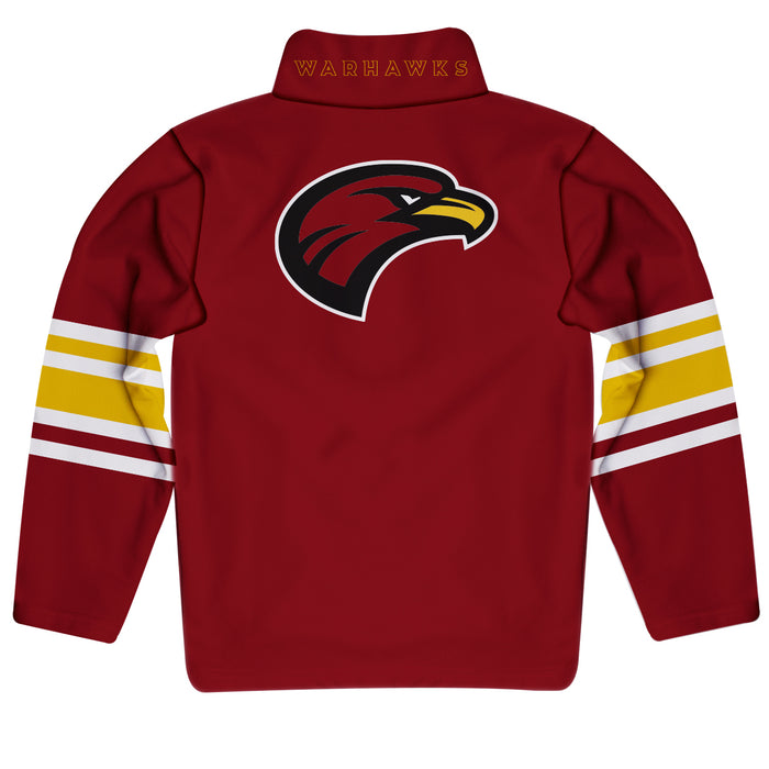 Louisiana Monroe Warhawks ULM Vive La Fete Game Day Maroon Quarter Zip Pullover Stripes on Sleeves - Vive La Fête - Online Apparel Store