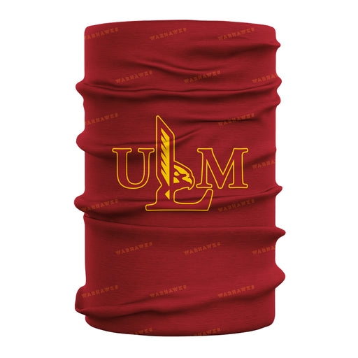 University of Louisiana Monroe Warhawks ULM All Over Logo Collegiate Face Cover Soft 4-Way Stretch Neck Gaiter - Vive La Fête - Online Apparel Store