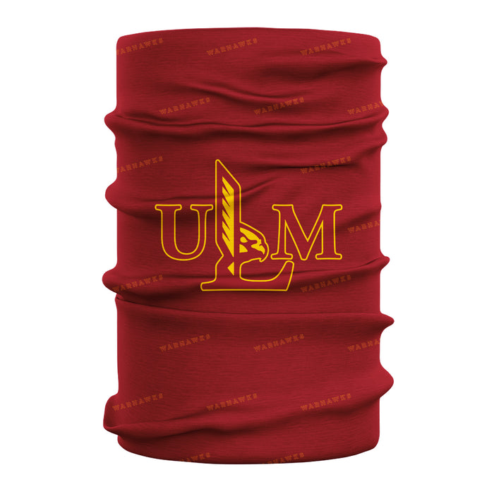 University of Louisiana Monroe Warhawks ULM All Over Logo Collegiate Face Cover Soft 4-Way Stretch Neck Gaiter - Vive La Fête - Online Apparel Store