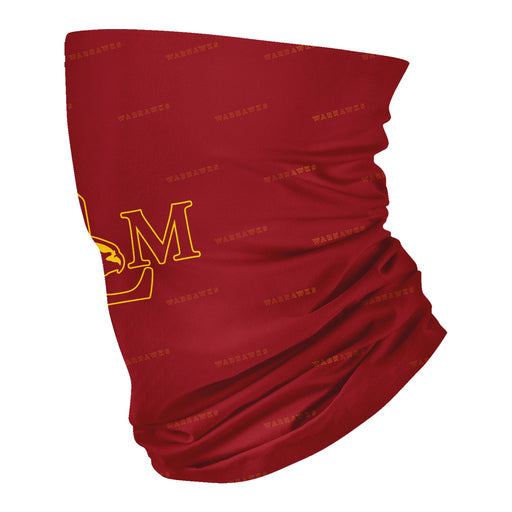 University of Louisiana Monroe Warhawks ULM All Over Logo Collegiate Face Cover Soft 4-Way Stretch Neck Gaiter - Vive La Fête - Online Apparel Store