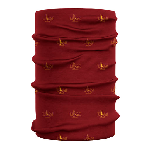 Louisiana Monroe Warhawks ULM All Over Logo Game Day Collegiate Face Cover Soft 4-Way Stretch Two Ply Neck Gaiter - Vive La Fête - Online Apparel Store