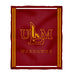 University of Louisiana Monroe Warhawks ULM Vive La Fete Kids Game Day Maroon Plush Soft Minky Blanket 36 x 48 Mascot