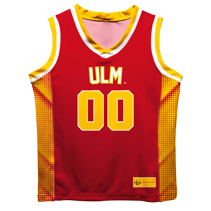 University of Louisiana Monroe Warhawks ULM Vive La Fete Game Day Maroon Boys Fashion Basketball Top
