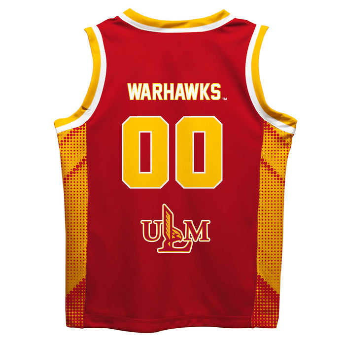 University of Louisiana Monroe Warhawks ULM Vive La Fete Game Day Maroon Boys Fashion Basketball Top - Vive La Fête - Online Apparel Store