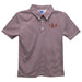 University of Louisiana Monroe Warhawks ULM Embroidered Maroon Stripes Short Sleeve Polo Box Shirt