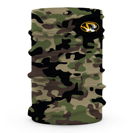 Missouri Tigers MU Vive La Fete Camo Collegiate Face Cover Soft Camouflage Four Way Stretch Neck Gaiter - Vive La Fête - Online Apparel Store