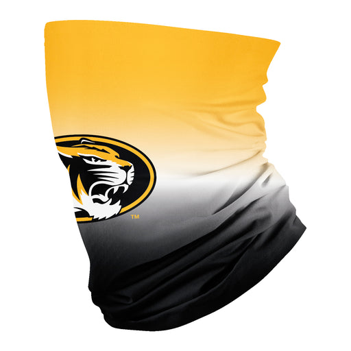 Missouri Tigers MU Vive La Fete Degrade Logo Game Day Collegiate Face Cover Soft 4-Way Stretch Neck Gaiter - Vive La Fête - Online Apparel Store