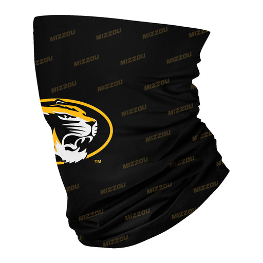 Missouri Tigers MU Vive La Fete All Over Logo Game Day  Collegiate Face Cover Soft 4-Way Stretch Neck Gaiter - Vive La Fête - Online Apparel Store
