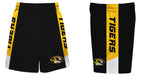Missouri Tigers MU Vive La Fete Game Day Black Stripes Boys Solid Gold Athletic Mesh Short - Vive La Fête - Online Apparel Store