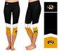 Missouri Tigers MU Vive La Fete Game Day Collegiate Ankle Color Block Girls Black Gold Capri Leggings - Vive La Fête - Online Apparel Store