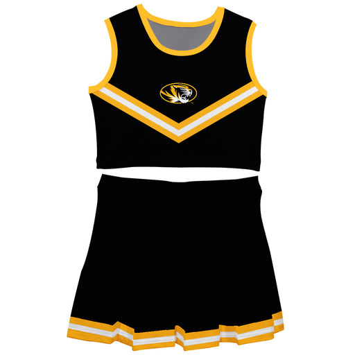 Missouri Tigers MU Vive La Fete Game Day Black Sleeveless Chearleader Set