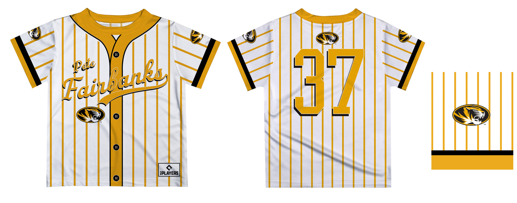 MLB Players Association Missouri Tigers MU MLBPA Officially Licensed by Vive La Fete T-Shirt - Vive La Fête - Online Apparel Store