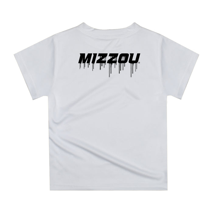 Missouri Tigers MU Original Dripping Basketball Gold T-Shirt by Vive La Fete - Vive La Fête - Online Apparel Store