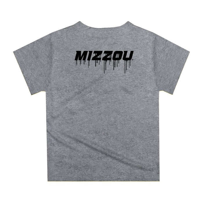Missouri Tigers MU Original Dripping Basketball Gold T-Shirt by Vive La Fete - Vive La Fête - Online Apparel Store
