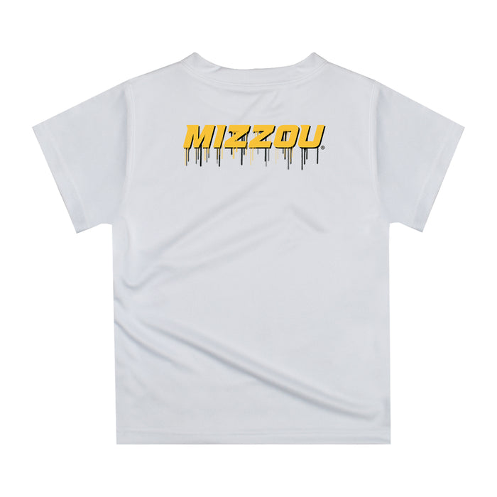 Missouri Tigers MU Original Dripping Baseball Helmet Gold T-Shirt by Vive La Fete - Vive La Fête - Online Apparel Store