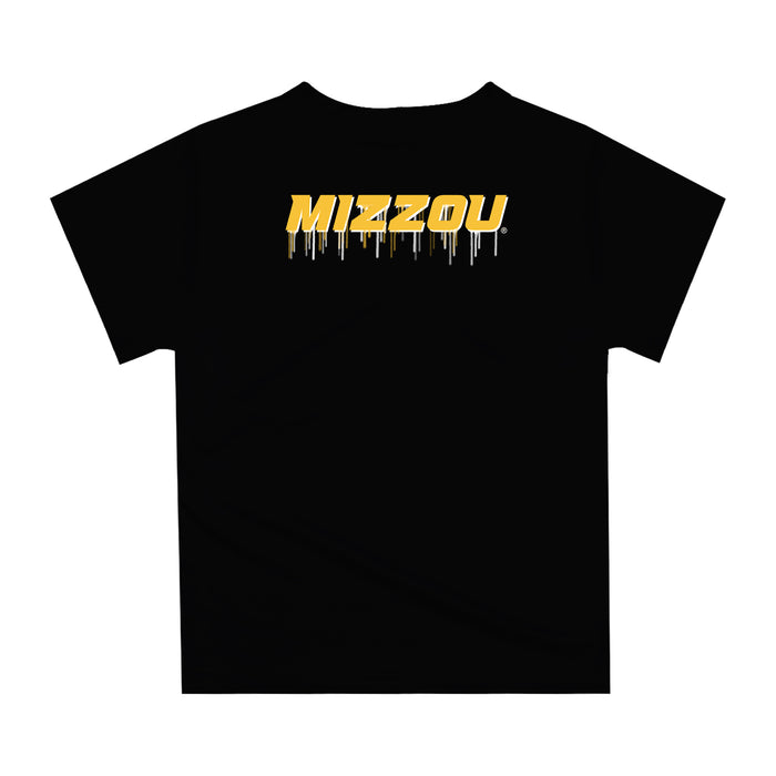 Missouri Tigers MU Original Dripping Baseball Helmet Gold T-Shirt by Vive La Fete - Vive La Fête - Online Apparel Store