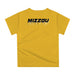 Missouri Tigers MU Original Dripping Baseball Helmet Gold T-Shirt by Vive La Fete - Vive La Fête - Online Apparel Store