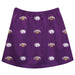 North Alabama Lions Skirt Purple All Over Logo - Vive La Fête - Online Apparel Store