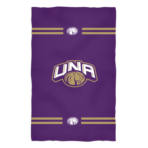 North Alabama Lions Vive La Fete Game Day Absorvent Premium Purple Beach Bath Towel 51 x 32" Logo and Stripes" - Vive La Fête - Online Apparel Store