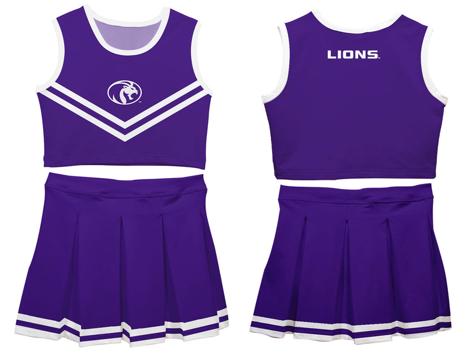 North Alabama Lions Vive La Fete Game Day Purple Sleeveless Cheerleader Set - Vive La Fête - Online Apparel Store