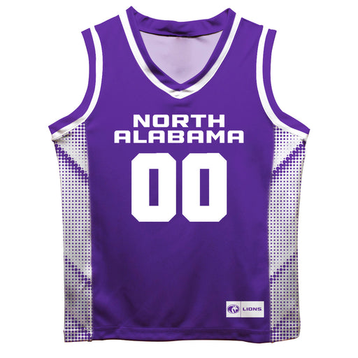 North Alabama Lions Vive La Fete Game Day Purple Boys Fashion Basketball Top