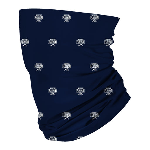 North Florida Ospreys Vive La Fete All Over Logo Game Day Collegiate Face Cover Soft 4-Way Stretch Two Ply Neck Gaiter - Vive La Fête - Online Apparel Store