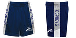 North Florida Ospreys Vive La Fete Game Day Blue Stripes Boys Solid Gray Athletic Mesh Short - Vive La Fête - Online Apparel Store