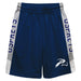 North Florida Ospreys Vive La Fete Game Day Blue Stripes Boys Solid Gray Athletic Mesh Short
